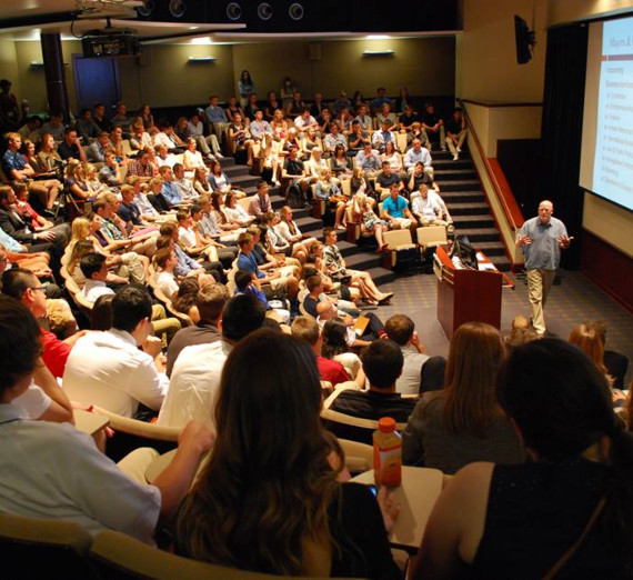 A little girl in India stares into the camera